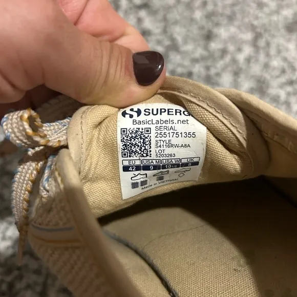 Sugerpga Espadrille Lace Up Flatforms Size 10.5