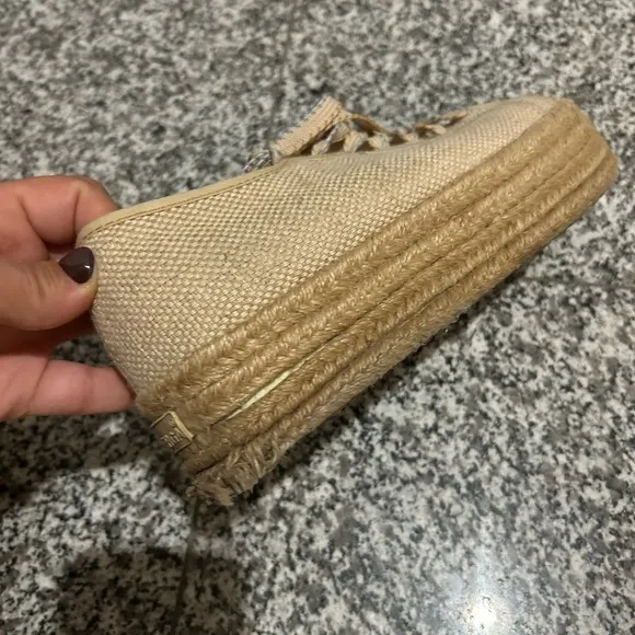 Sugerpga Espadrille Lace Up Flatforms Size 10.5