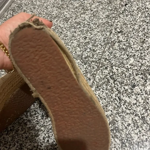 Sugerpga Espadrille Lace Up Flatforms Size 10.5