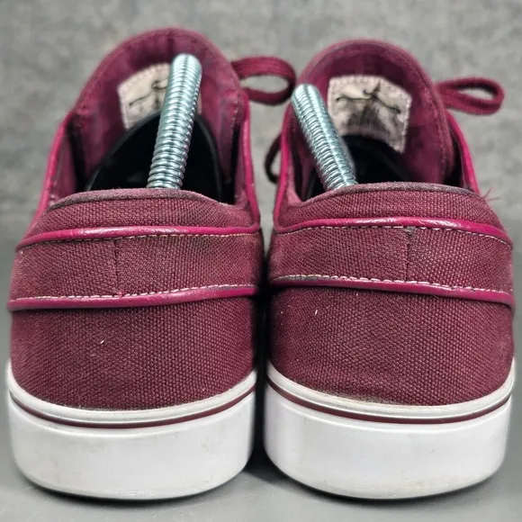Sz 10 - Nike Stefan Janoski Mens Skateboarding Shoes Sneakers Burgundy