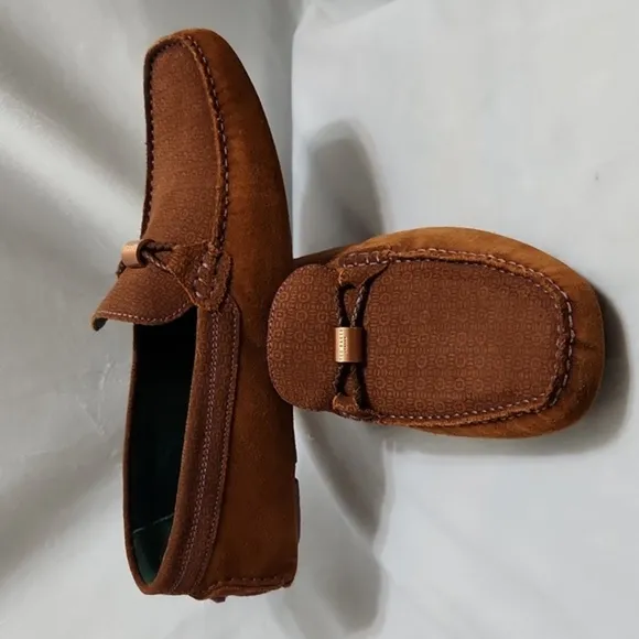 Ted Baker London Carlsun 2 Suede Slip-on Driving Shoes (m size 9)
