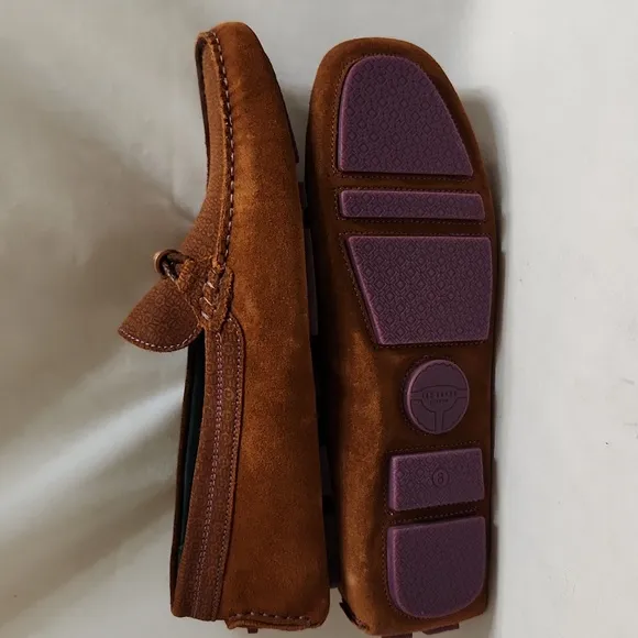 Ted Baker London Carlsun 2 Suede Slip-on Driving Shoes (m size 9)