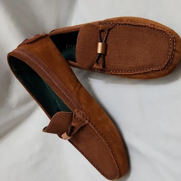 Ted Baker London Carlsun 2 Suede Slip-on Driving Shoes (m size 9)