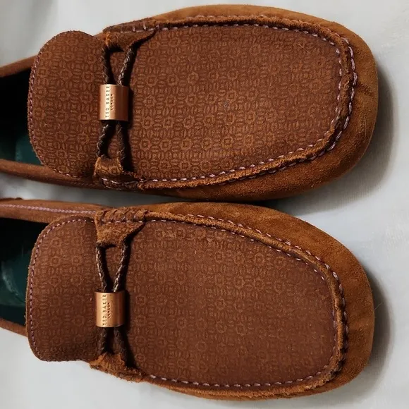 Ted Baker London Carlsun 2 Suede Slip-on Driving Shoes (m size 9)