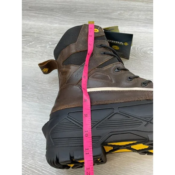 Terra Crossbow XS 915507 Men's Boot Work Composite Safety Toe Leather 11 Brown