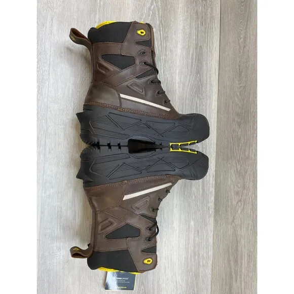 Terra Crossbow XS 915507 Men's Boot Work Composite Safety Toe Leather 11 Brown