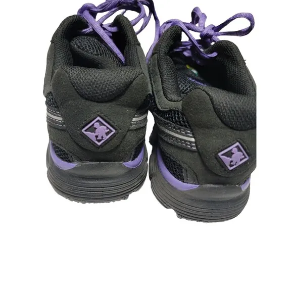 TERRA Sneakers Pacers Women's 9 M Black Purple Composite Toe Work Shoes