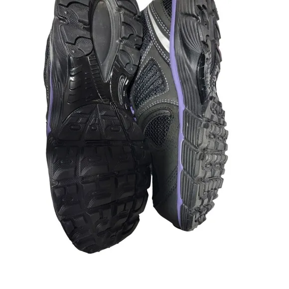 TERRA Sneakers Pacers Women's 9 M Black Purple Composite Toe Work Shoes