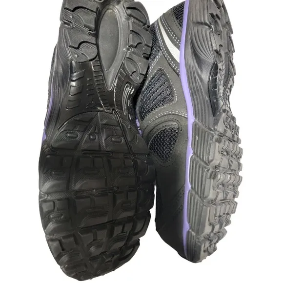 TERRA Sneakers Pacers Women's 9 M Black Purple Composite Toe Work Shoes