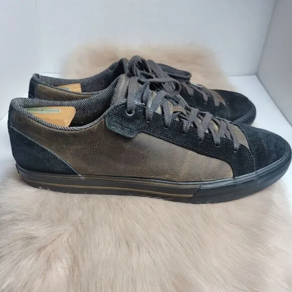 Teva Black Suede Low Top Casual Mens Sneakers