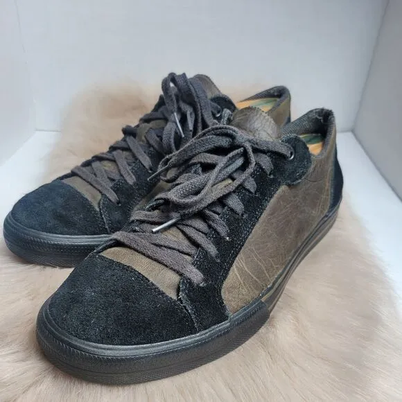 Teva Black Suede Low Top Casual Mens Sneakers