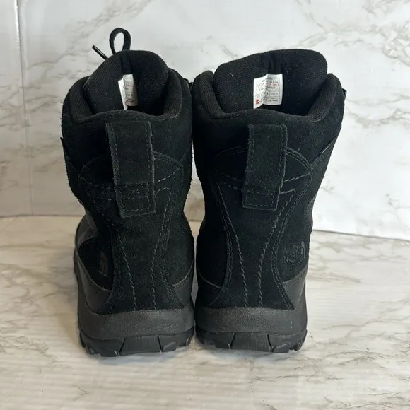 The North Face Chilkat Nylon Triple Black Waterproof Winter Boots mens size 8