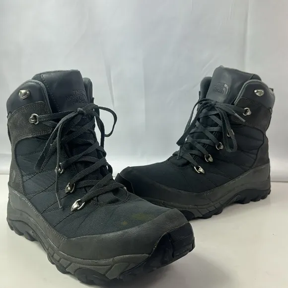 The North Face Chilkat Nylon Triple Black Waterproof Winter Men’s Boots