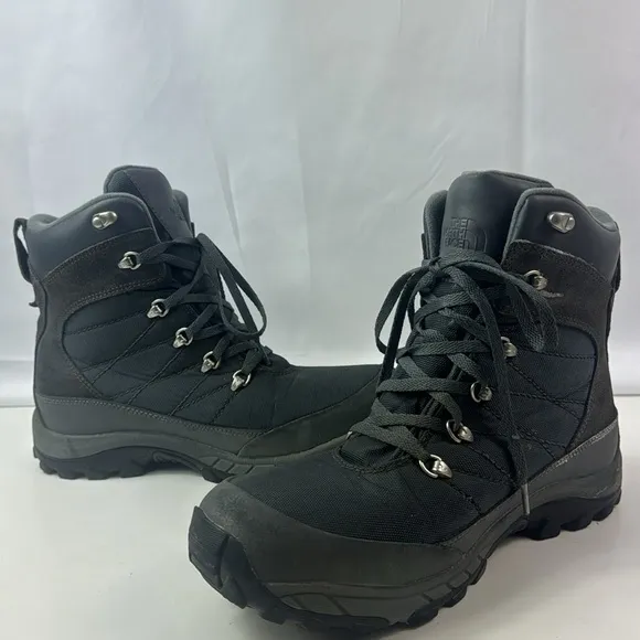 The North Face Chilkat Nylon Triple Black Waterproof Winter Men’s Boots