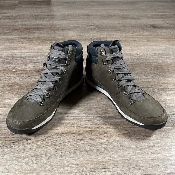 The North Face Men's Boots Waterproof Back-To-Berkeley Redux Leather 13 Green
