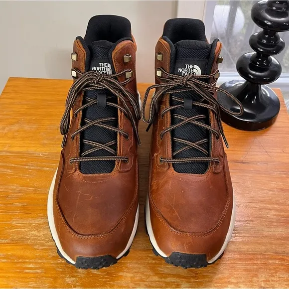 The North Face Men’s Vals II Mid Waterproof Leather Boots