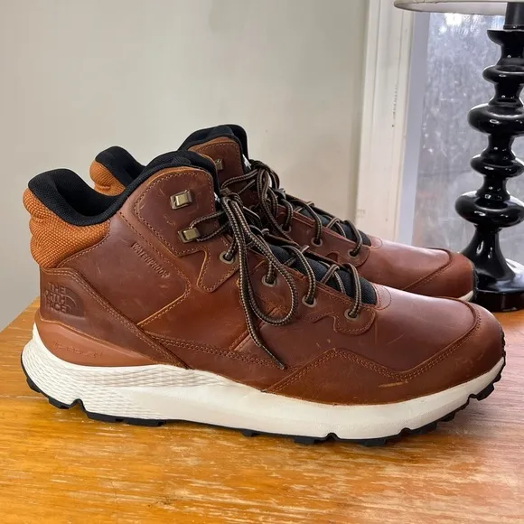 The North Face Men’s Vals II Mid Waterproof Leather Boots