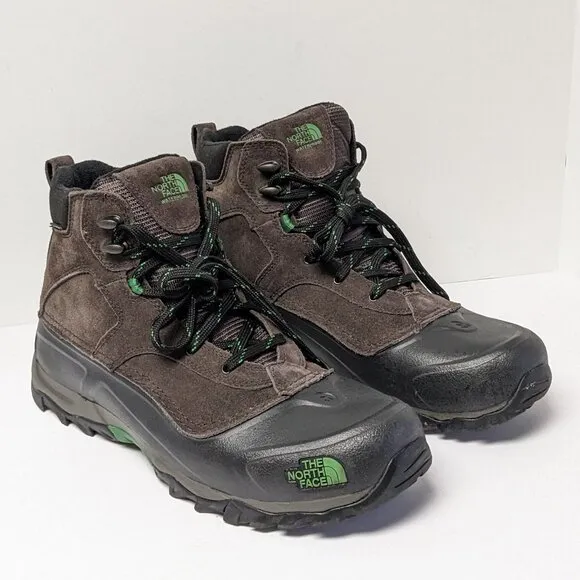 The North Face Snowfuse Winter Boots, Brown Suede, Men's 13 M