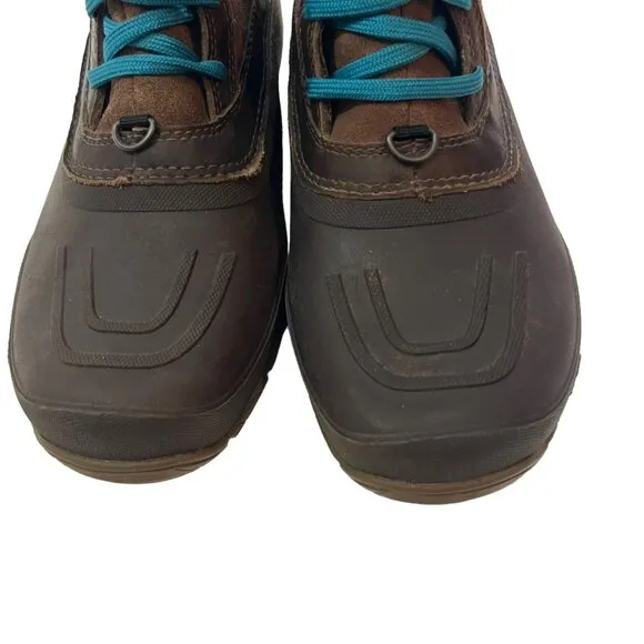 The North Face winter boots women's faux fur lace up padded women's sz 8.5