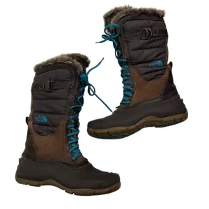 The North Face winter boots women's faux fur lace up padded women's sz 8.5