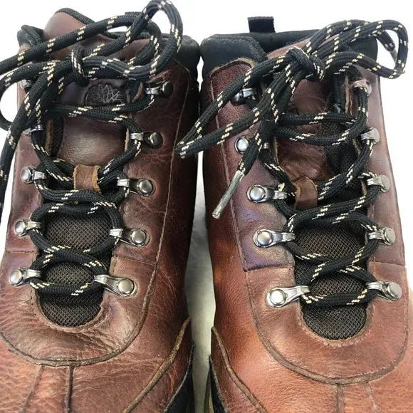 Timberland Back Road Brown Leather Hiking Trail Boots Size 7