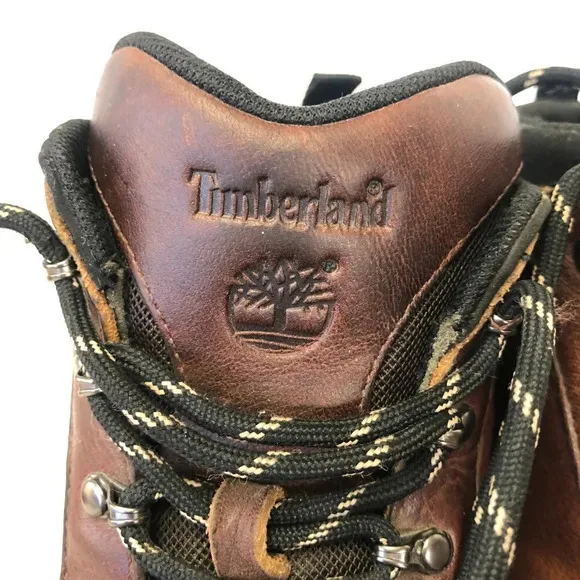 Timberland Back Road Brown Leather Hiking Trail Boots Size 7
