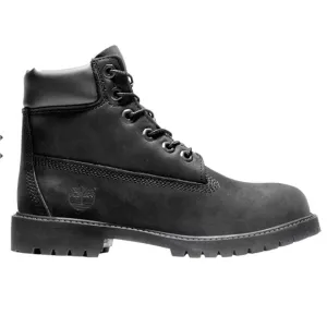 Timberland Big Kids 7  6” Premium Waterproof Casual Boots Black Woman’s size  9