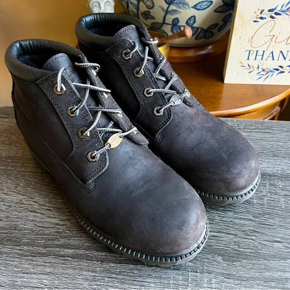 Timberland Black Nellie Waterproof Nubuck Boots Womens US 9
