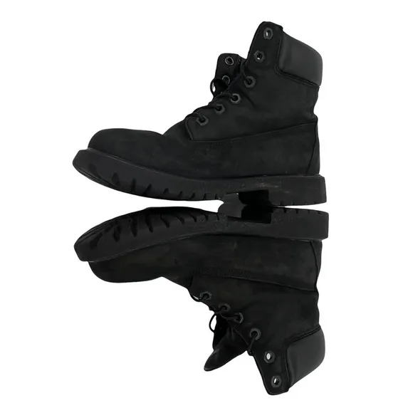 Timberland Black Waterproof Nubuck Boots Size 4.5 Kid’s
