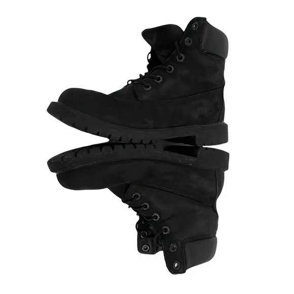 Timberland Black Waterproof Nubuck Boots Size 4.5 Kid’s