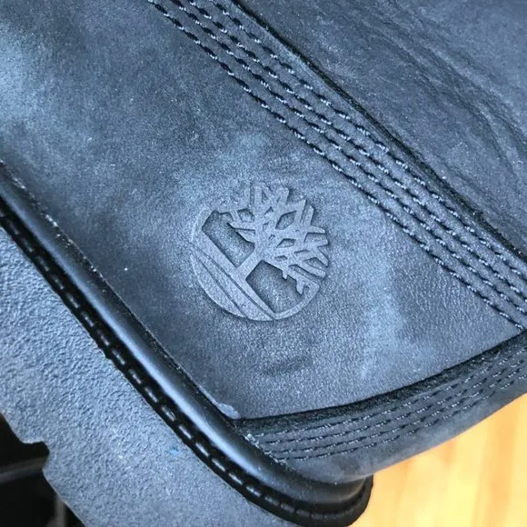 Timberland Boys Black Premium 6-inch Waterproof Boots Size 13