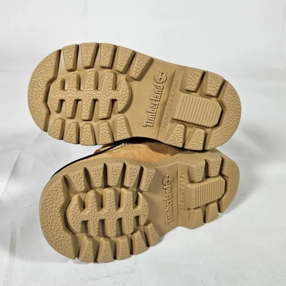 Timberland Classic 6 in Waterproof Boot Wheat Nubuck Child Size 4 TB010860 713