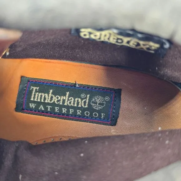 Timberland Core-Tex Women's Hiking Boots Size 8 Brown Moc Toe Leather Waterproof