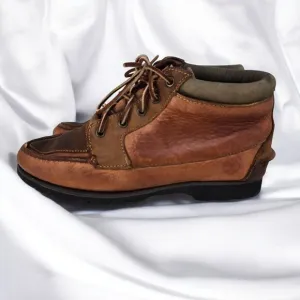Timberland Core-Tex Women's Hiking Boots Size 8 Brown Moc Toe Leather Waterproof