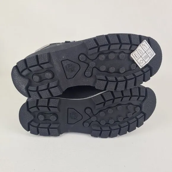TIMBERLAND Euro Hiker Waterproof Kid's Unisex Boots Black Size 3 Youth