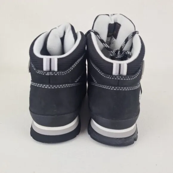TIMBERLAND Euro Hiker Waterproof Kid's Unisex Boots Black Size 3 Youth