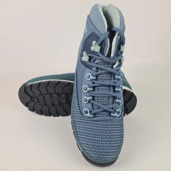 TIMBERLAND Euro Hiker Waterproof Women Boots Jaquard Blue