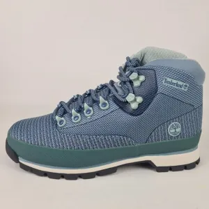 TIMBERLAND Euro Hiker Waterproof Women Boots Jaquard Blue