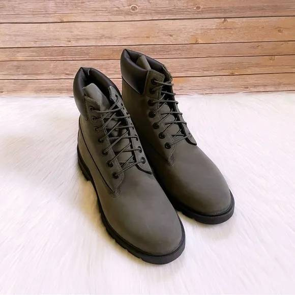 Timberland Men’s Classic 6” Waterproof Dark Green Boots