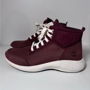 Timberland Men's FlyRoam Go Leather Chukka Boots A1QGC Burgundy Size 10