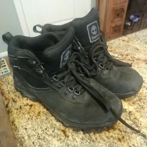 Timberland Men's Mt.Maddsen WP Mid Hiking Boots Black 2731R SIZE 9.5