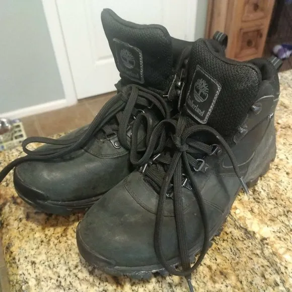 Timberland Men's Mt.Maddsen WP Mid Hiking Boots Black 2731R SIZE 9.5
