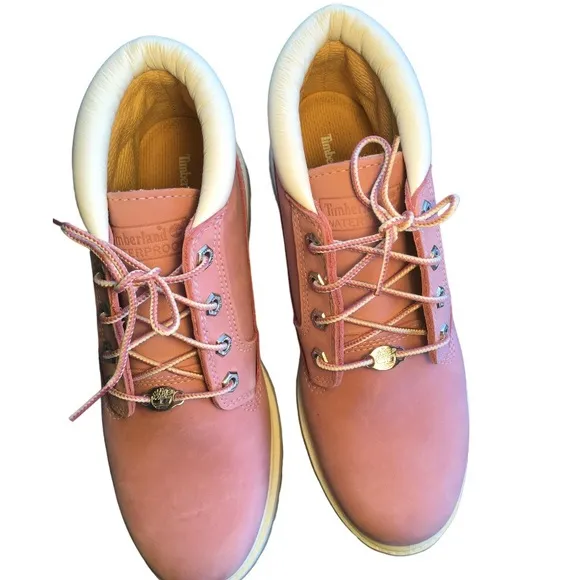 Timberland Pink Nuckbuck Nellie Chukka Short Boots for Women New in Box