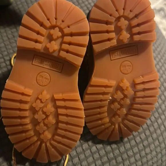 Timberland Premium 6&quot; Waterproof Boots (TD) Wheat (TB012809 713) Childs 4C NWOB