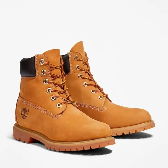 Timberland Premium Wheat Nubuck Hiking Boots Size 7