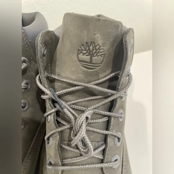 Timberland Tornado Gray Premium Waterproof Leather Boots Women's Size 7