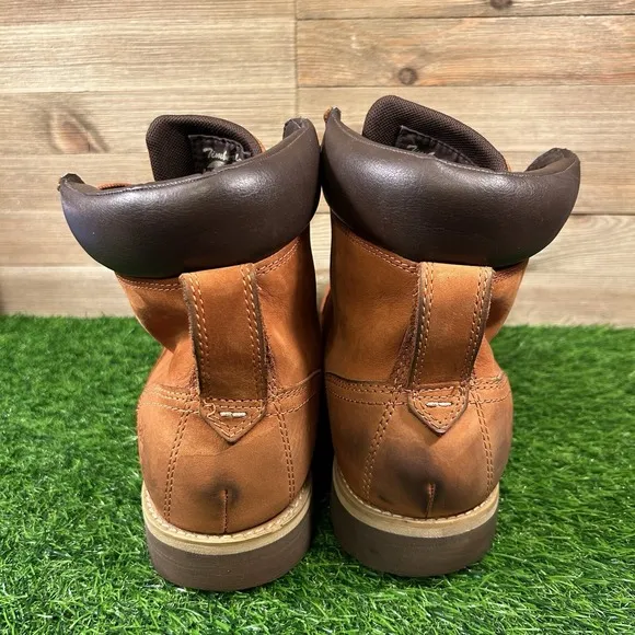 Timberland Villa Sweet Potato Boots Men 11 Orange/Brown Leather Work A14ma