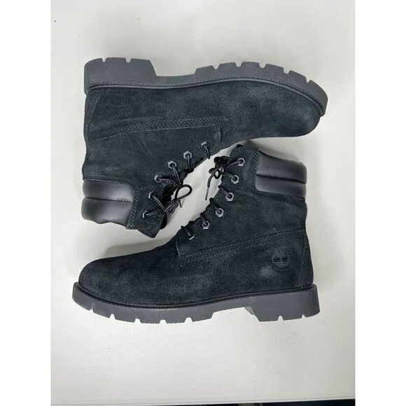 Timberland Women’s Linden Woods Waterproof Boots Black Nubuck Leather Size 9.5