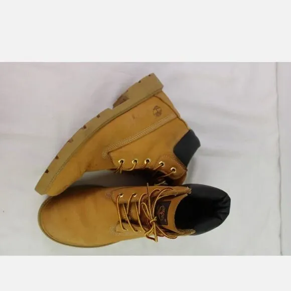 Timberland Men's 6&quot; Inch Waterproof Basic Ankle Boots Wheat Nubuck size 5
