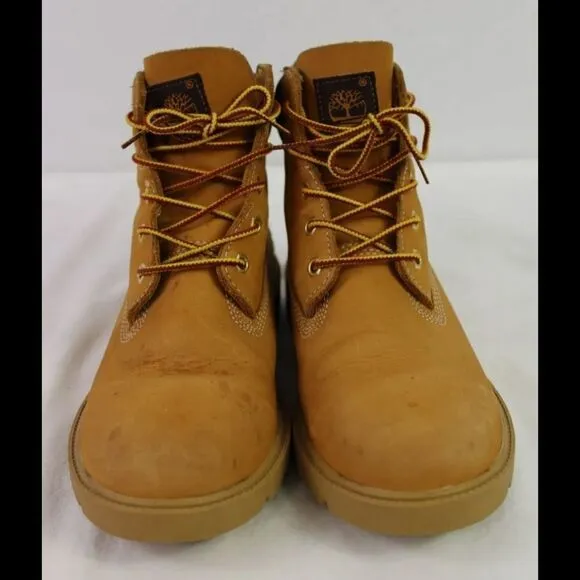 Timberland Men's 6&quot; Inch Waterproof Basic Ankle Boots Wheat Nubuck size 5